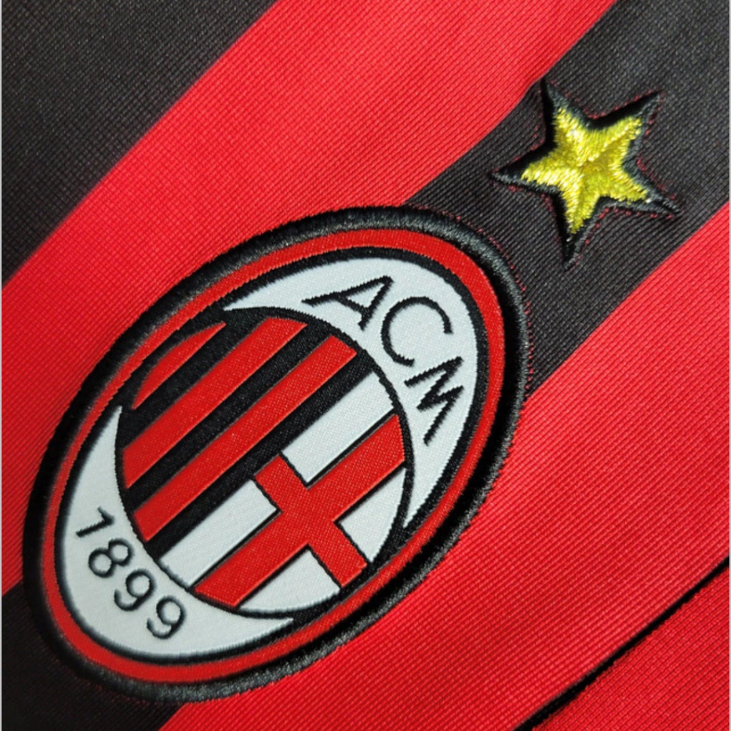 AC Milan 2007-2008 Home Long Sleeve Jersey