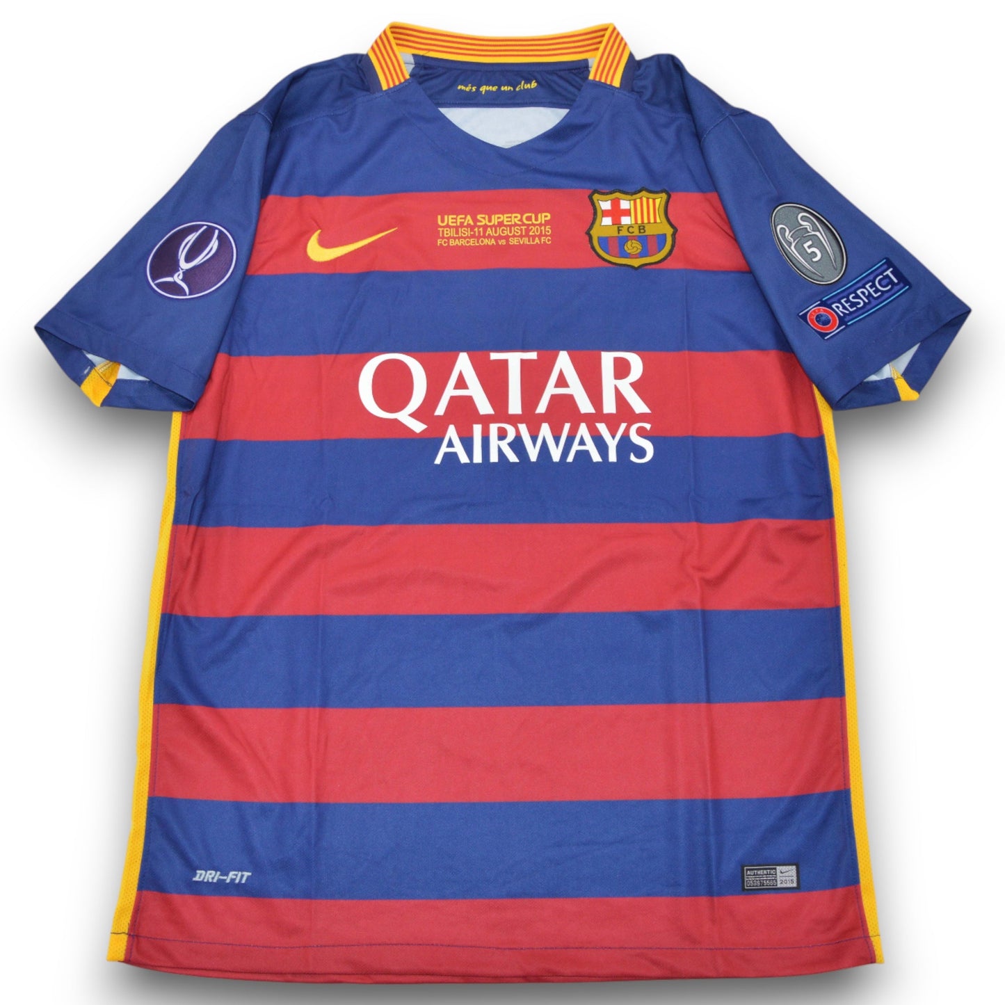 Barcelona 2015-2016 Home Europa Supercup Final Jersey