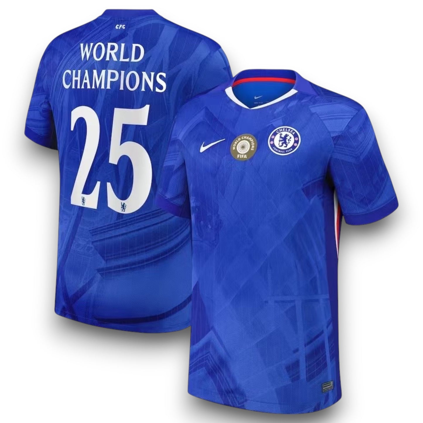 Chelsea 2025-2026 Home Shirt - World Champion