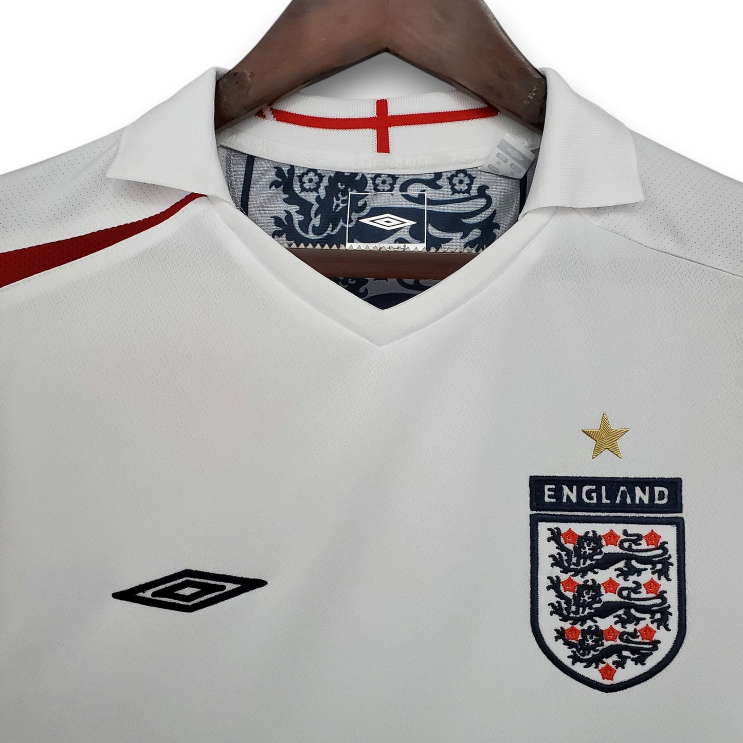 Maillot Angleterre 2006 Domicile Manches Longues