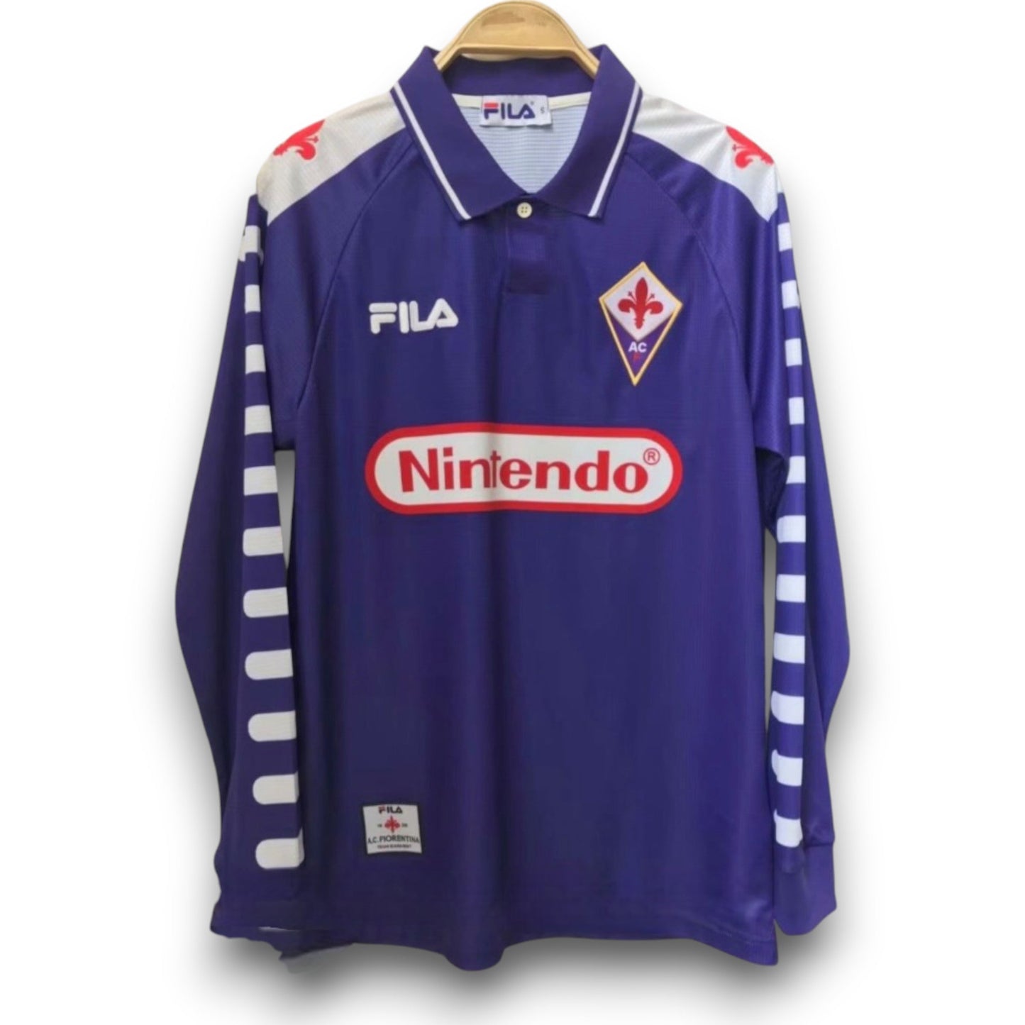 AC Fiorentina 1998-1999 Home Long-Sleeve Jersey