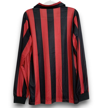 AC Milan 1988-1989 Home Long Sleeve Shirt