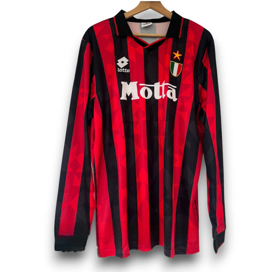 AC Milan 1993-1994 Home Long Sleeve Jersey