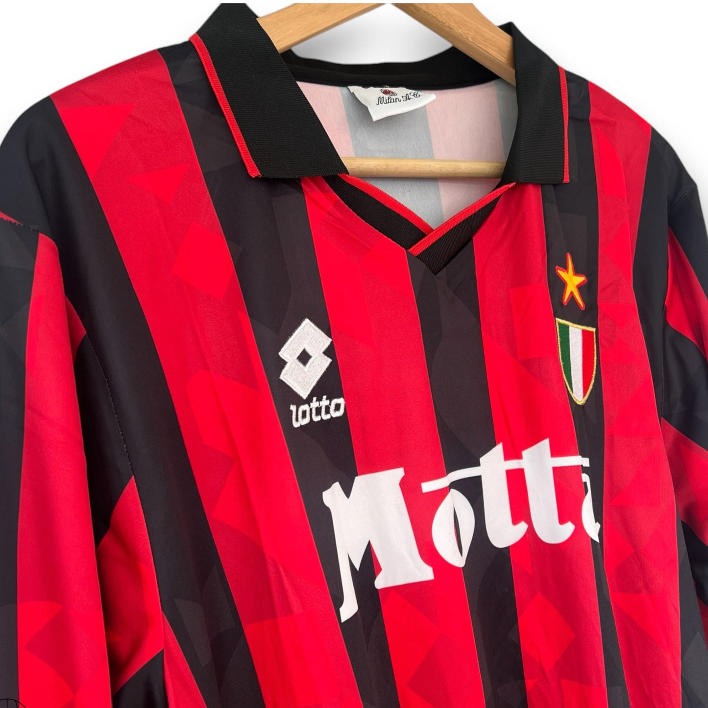 AC Milan 1993-1994 Home Long Sleeve Jersey