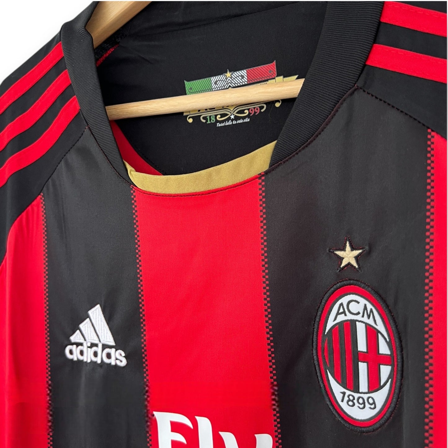 AC Milan 2010-2011 Home Long Sleeve Jersey