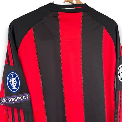 AC Milan 2010-2011 Home Long Sleeve Jersey