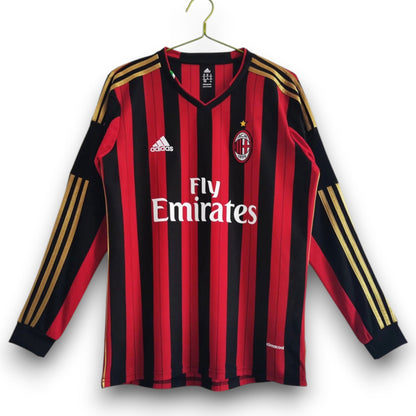 AC Milan 2013-2014 Long Sleeve Home Jersey