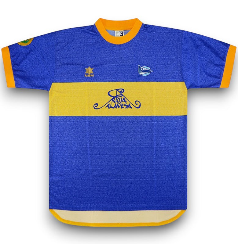 Alavés 2000-2001 UEFA Final Shirt