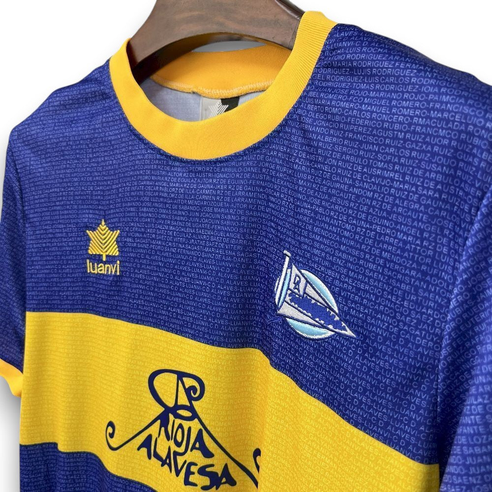 Alavés 2000-2001 UEFA Final Shirt