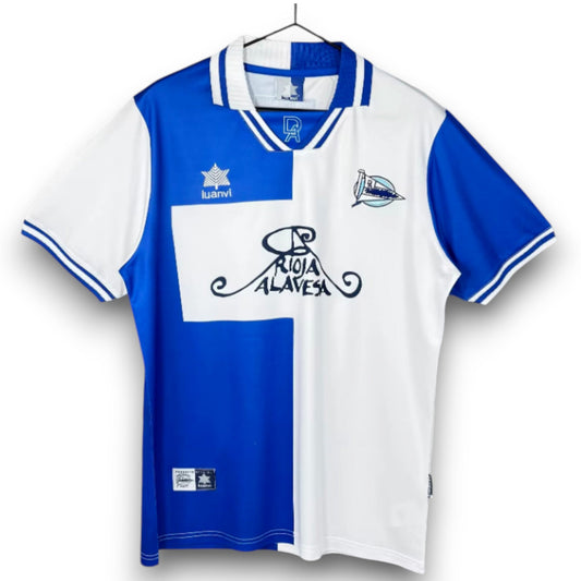 Alavés 2000-2001 Home UEFA Shirt