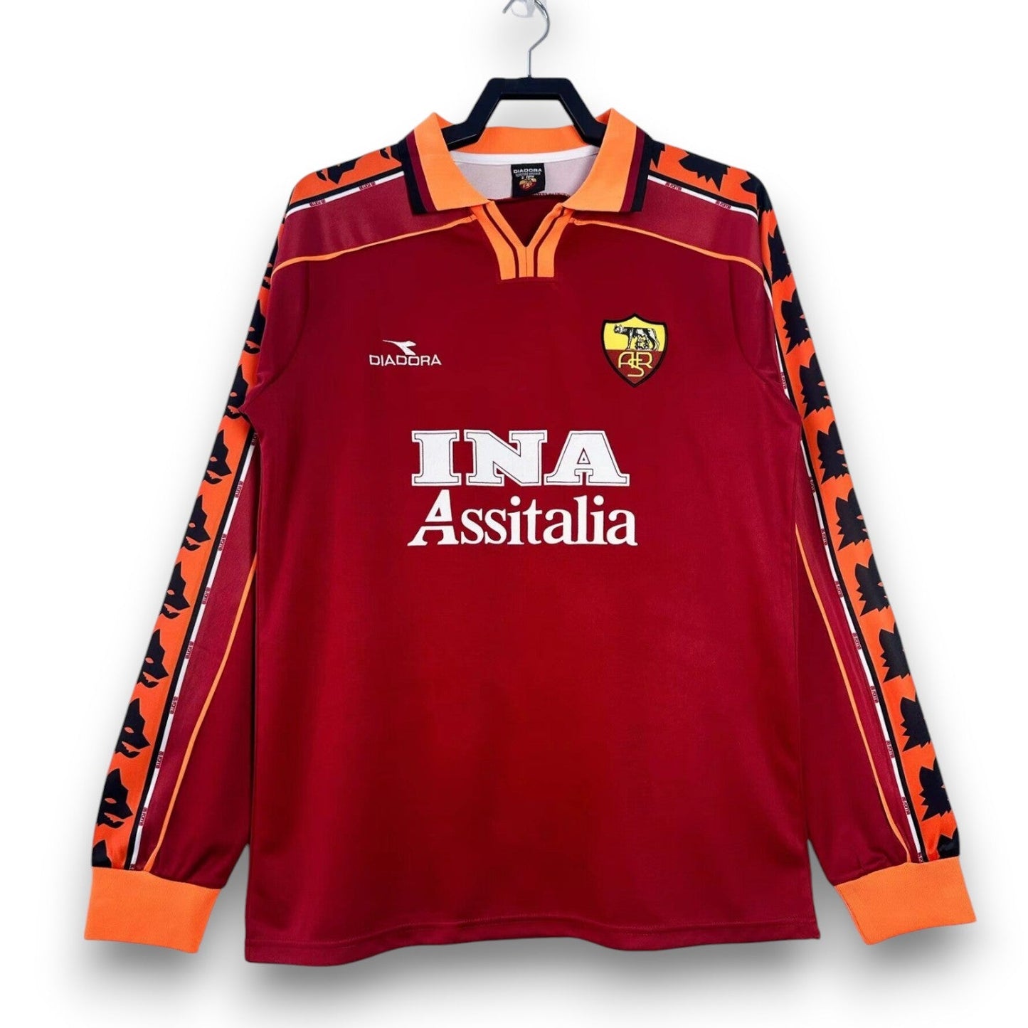 AS Roma 1998-1999 Home Long-Sleeve Jersey