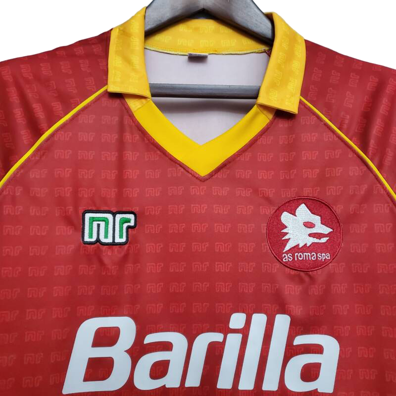 AS Roma 1990-1991 Home Shirt