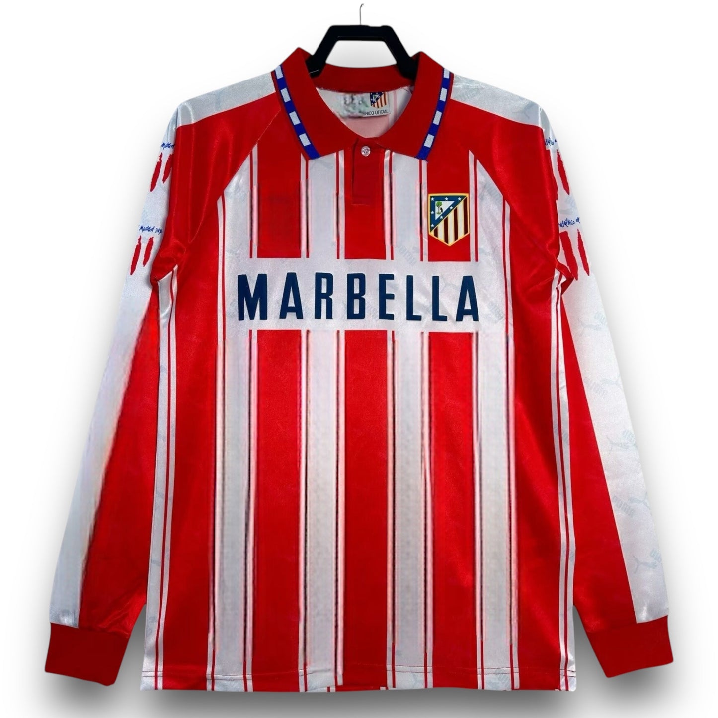 Atletico de Madrid 1994-1995 Home Long Sleeve Shirt