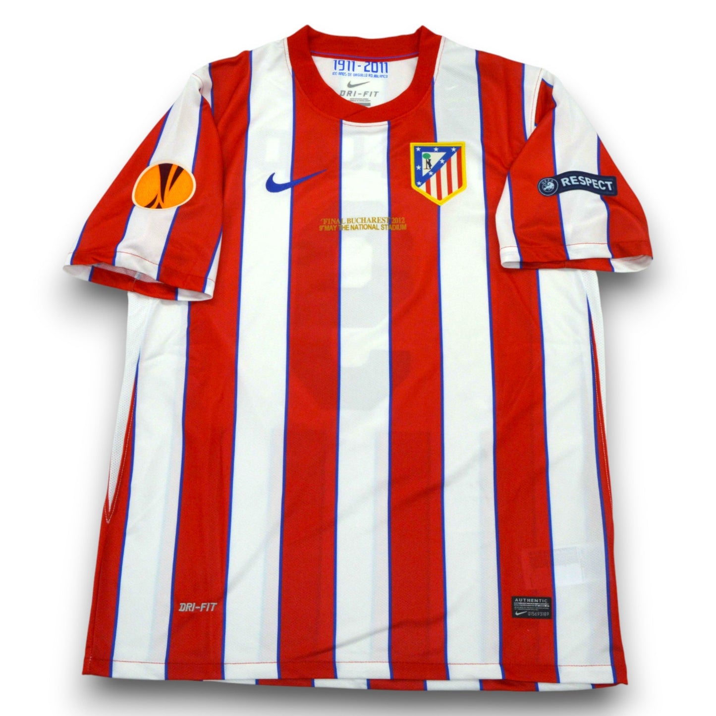 Atletico de Madrid 2011-2012 Europa League Final Shirt