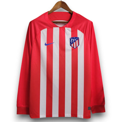 Atletico de Madrid 2023-2024 Home Long Sleeve Jersey