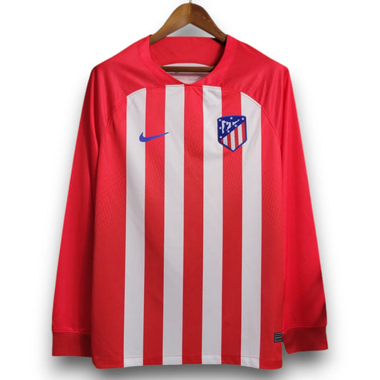 Atletico de Madrid 2023-2024 Home Long Sleeve Jersey