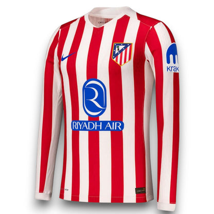 Maillot Atlético de Madrid 2025-2026 Domicile Manches Longues