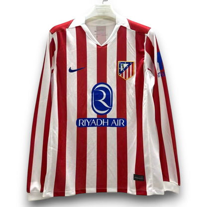Maillot Atlético de Madrid 2025-2026 Domicile Manches Longues