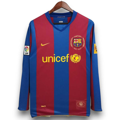 Barcelona 2007-2008 Home Long-Sleeve Jersey