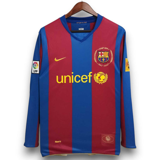 Barcelona 2007-2008 Home Long-Sleeve Jersey