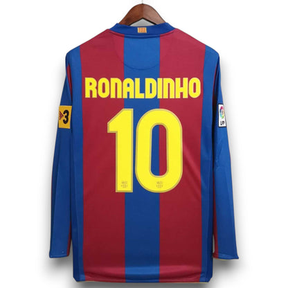 Barcelona 2007-2008 Home Long-Sleeve Jersey