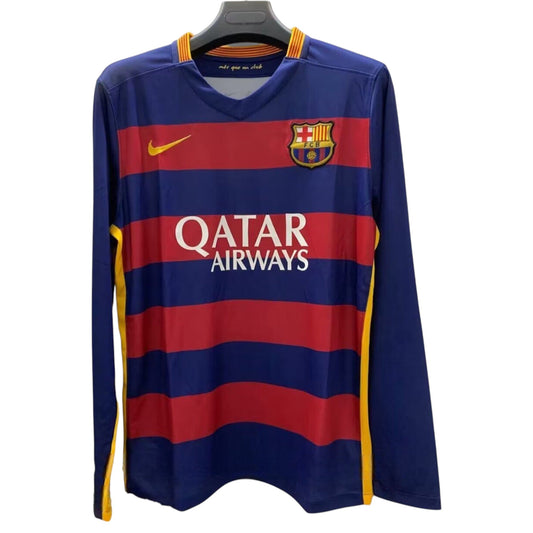 Barcelona 2015-2016 Home Shirt - Long Sleeve