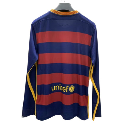 Barcelona 2015-2016 Home Shirt - Long Sleeve