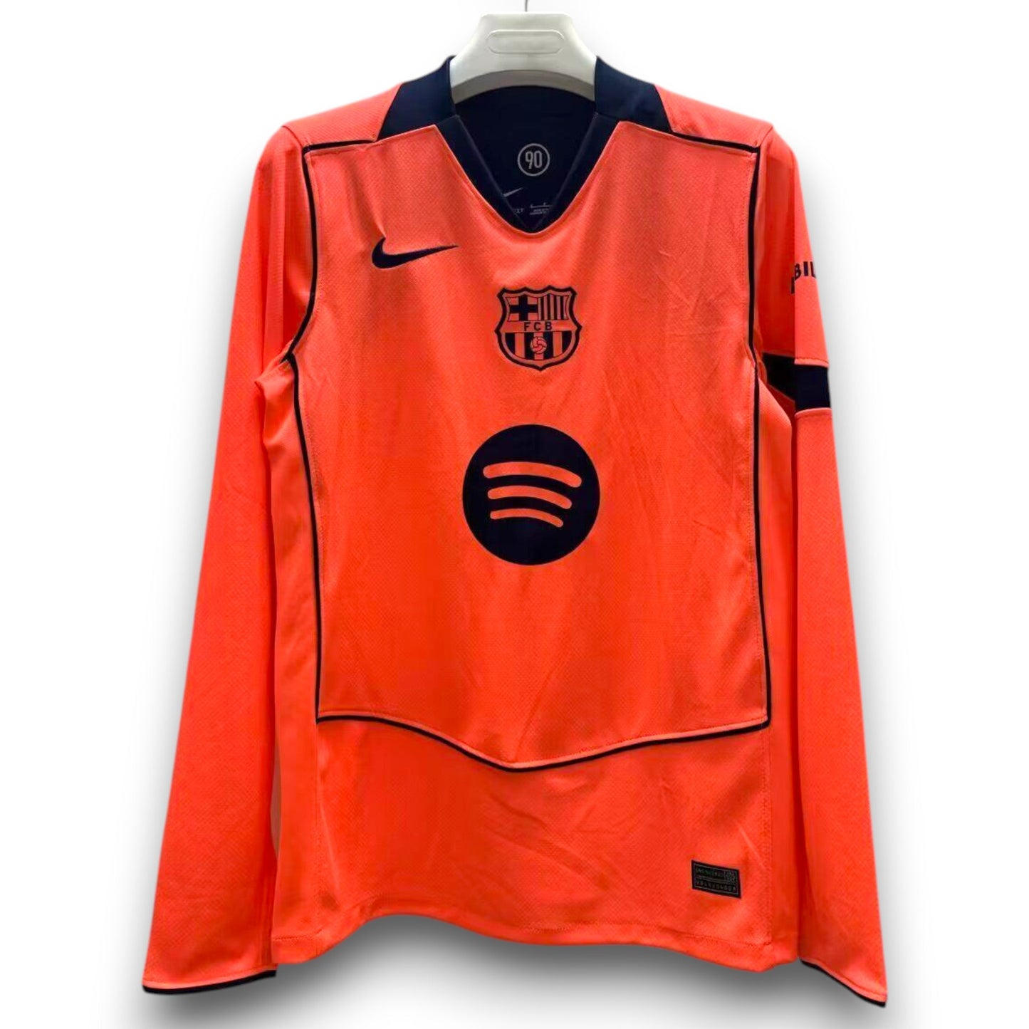 Maillot Barcelone 2025-2026 Extérieur Manches Longues