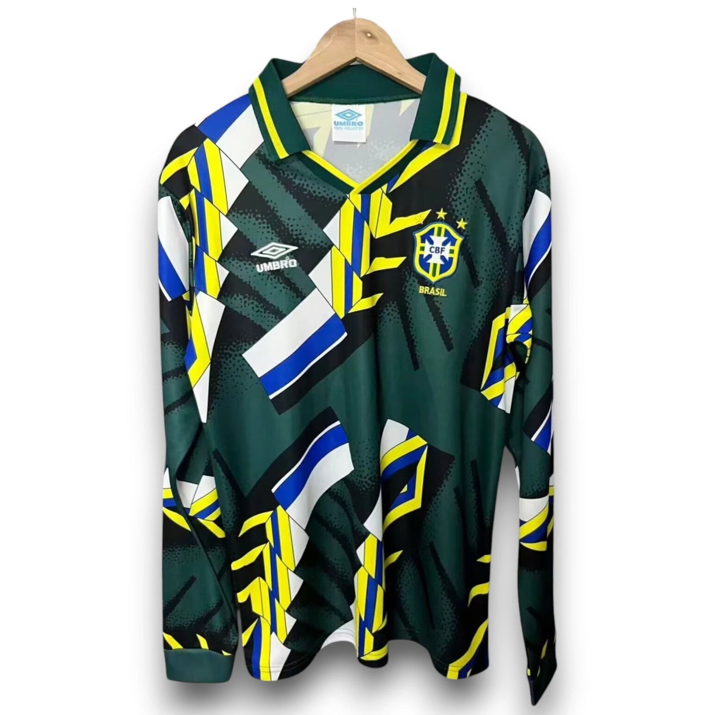 Maillot Brésil 1994 Gardien Domicile Manches Longues