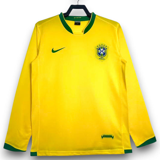 Brazil 2006 Home Long-Sleeve Jersey