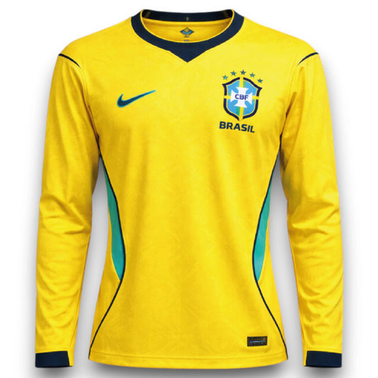 Maillot Brésil Domicile Manches Longues 2026-2027