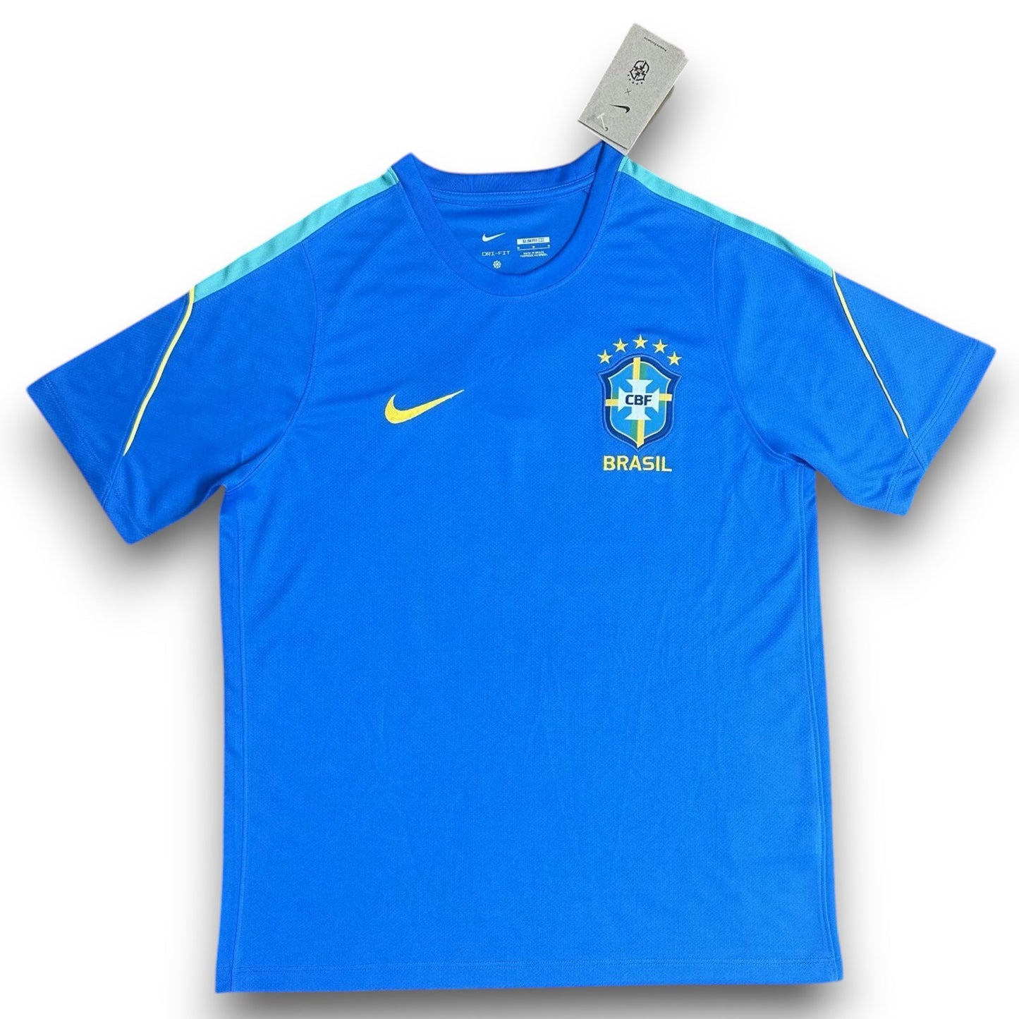 Camiseta Brasil 2026 Azul Entrenamiento