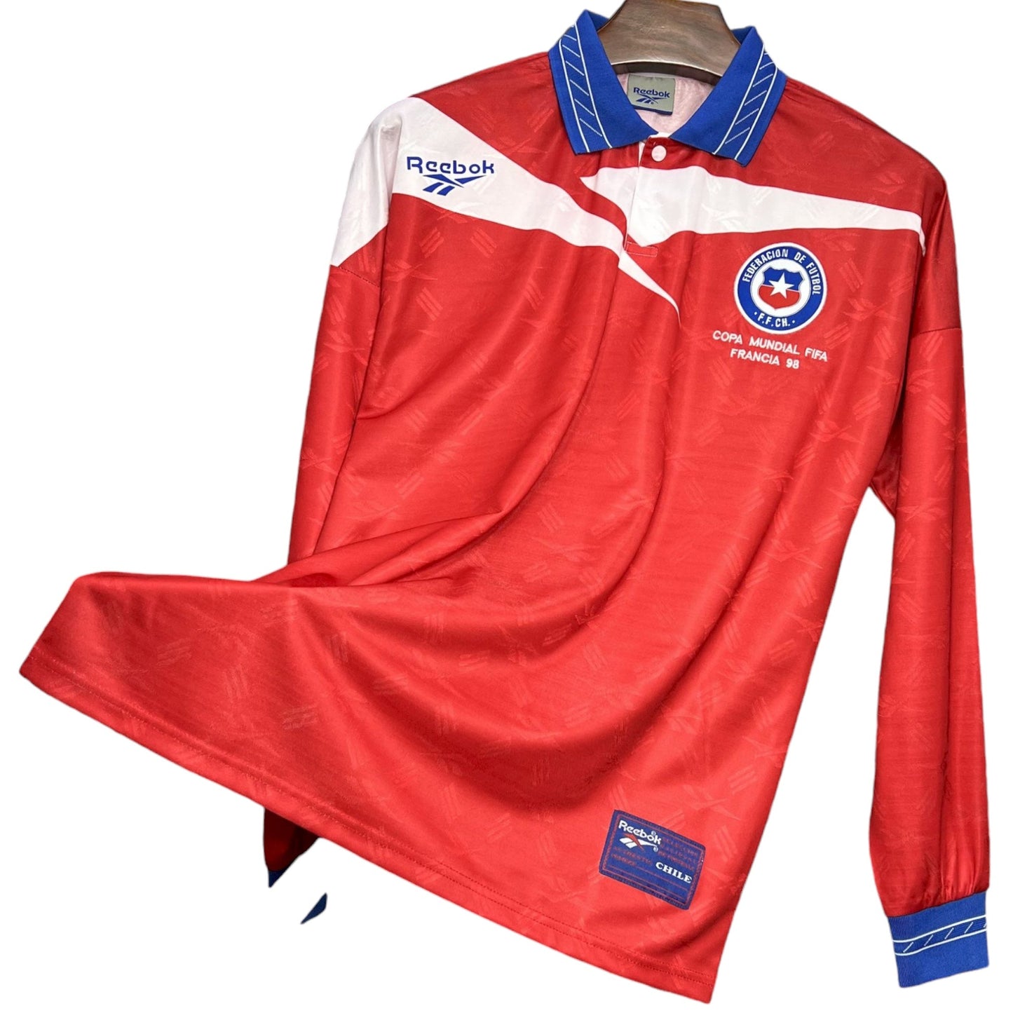 Maillot Chili 1998 Domicile - Manches Longues