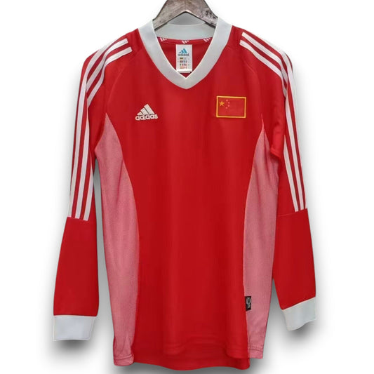 China 2002 Home Long Sleeve Shirt