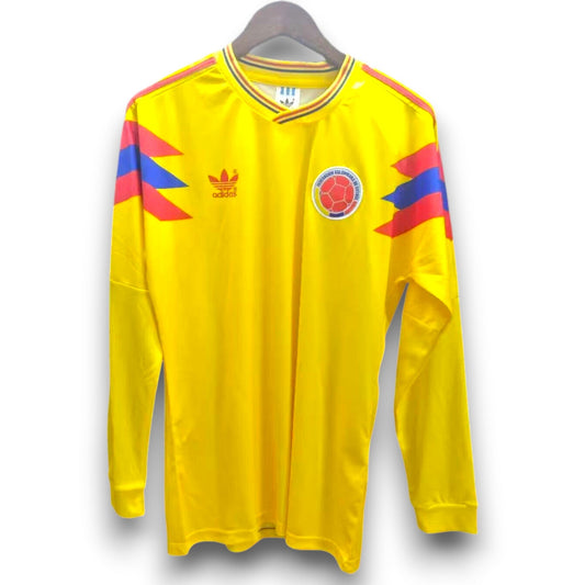 Colombia 1990 Home Long Sleeve Jersey