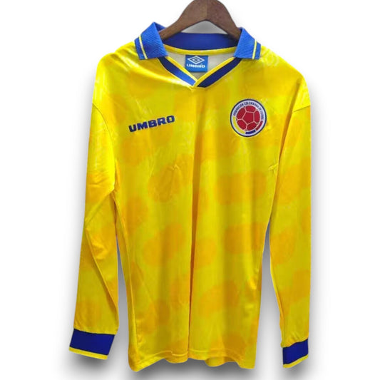 Colombia 1994 Home Long Sleeve Jersey
