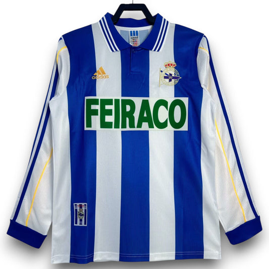 Deportivo La Coruña 1999-2000 Home Long-Sleeved Shirt