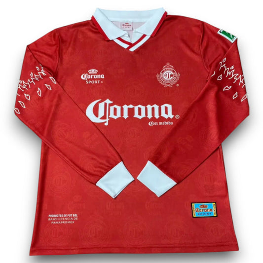 Deportivo Toluca 1996-1997 Home Long Sleeve Jersey
