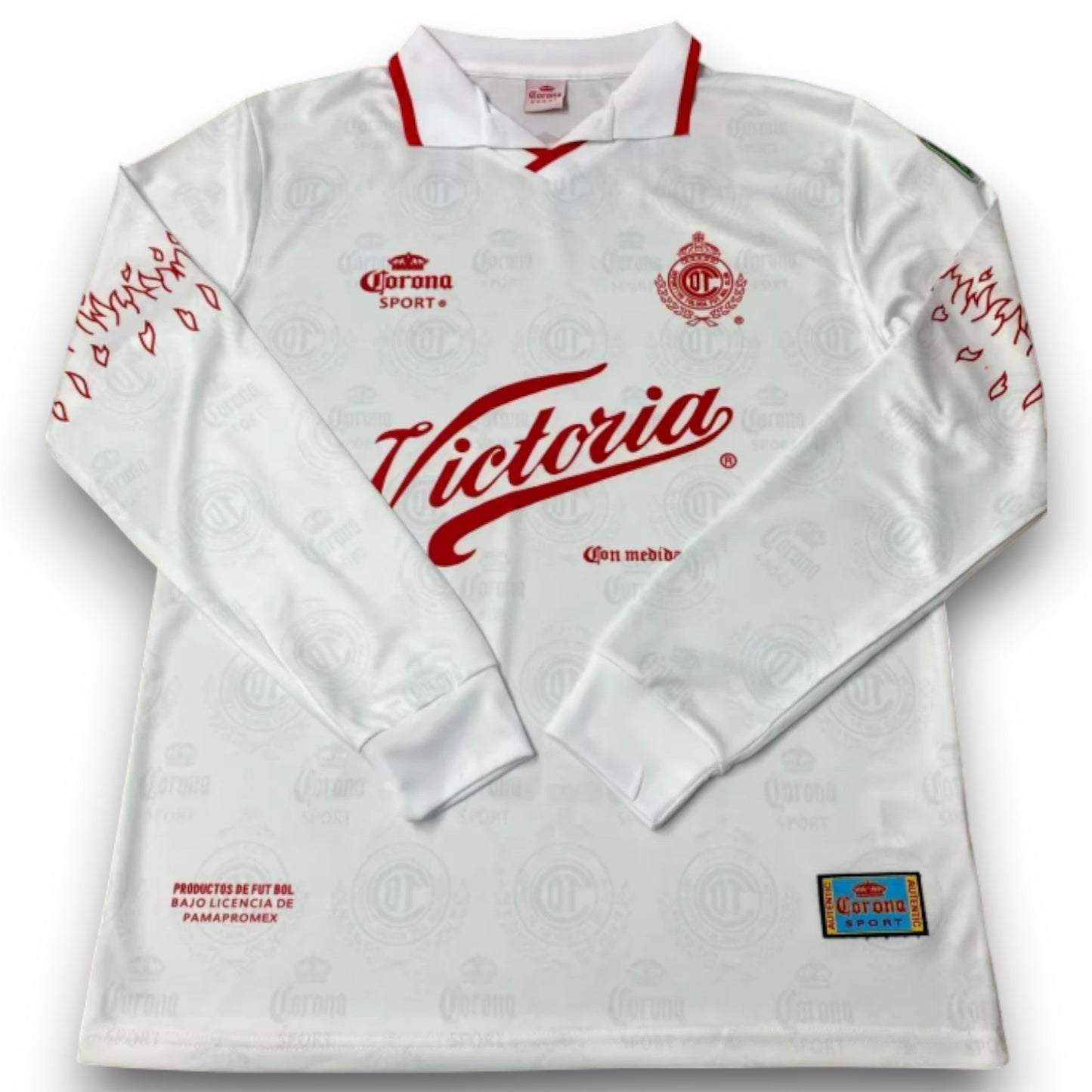 Deportivo Toluca 1996-1997 Away Long-Sleeve Jersey