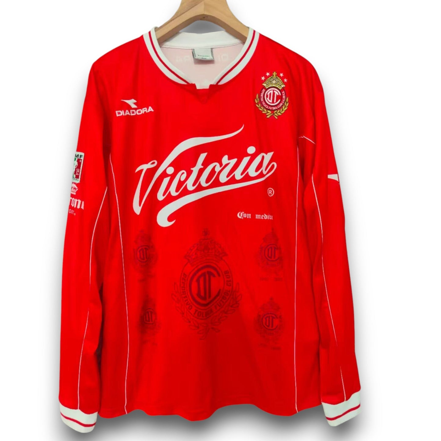 Toluca FC 1998-1999 Home Long-Sleeve Jersey