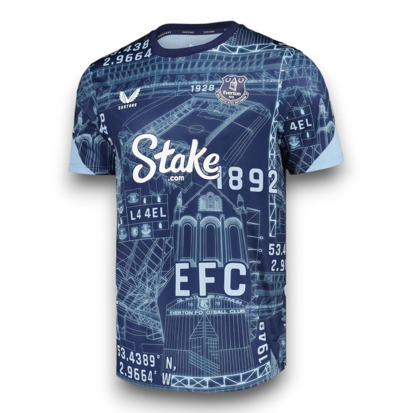 Maillot Everton 2024-2025 Avant-match