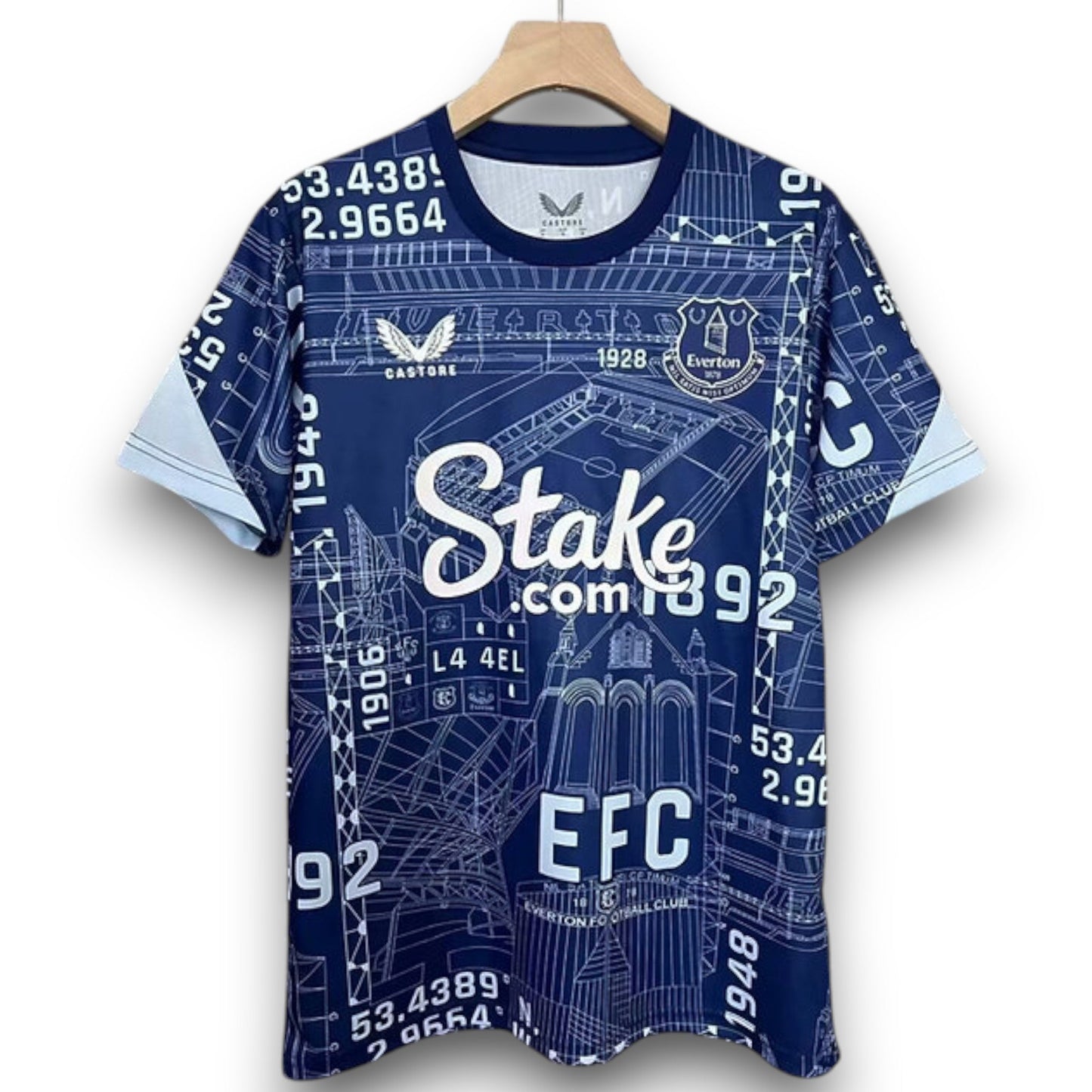 Maillot Everton 2024-2025 Avant-match