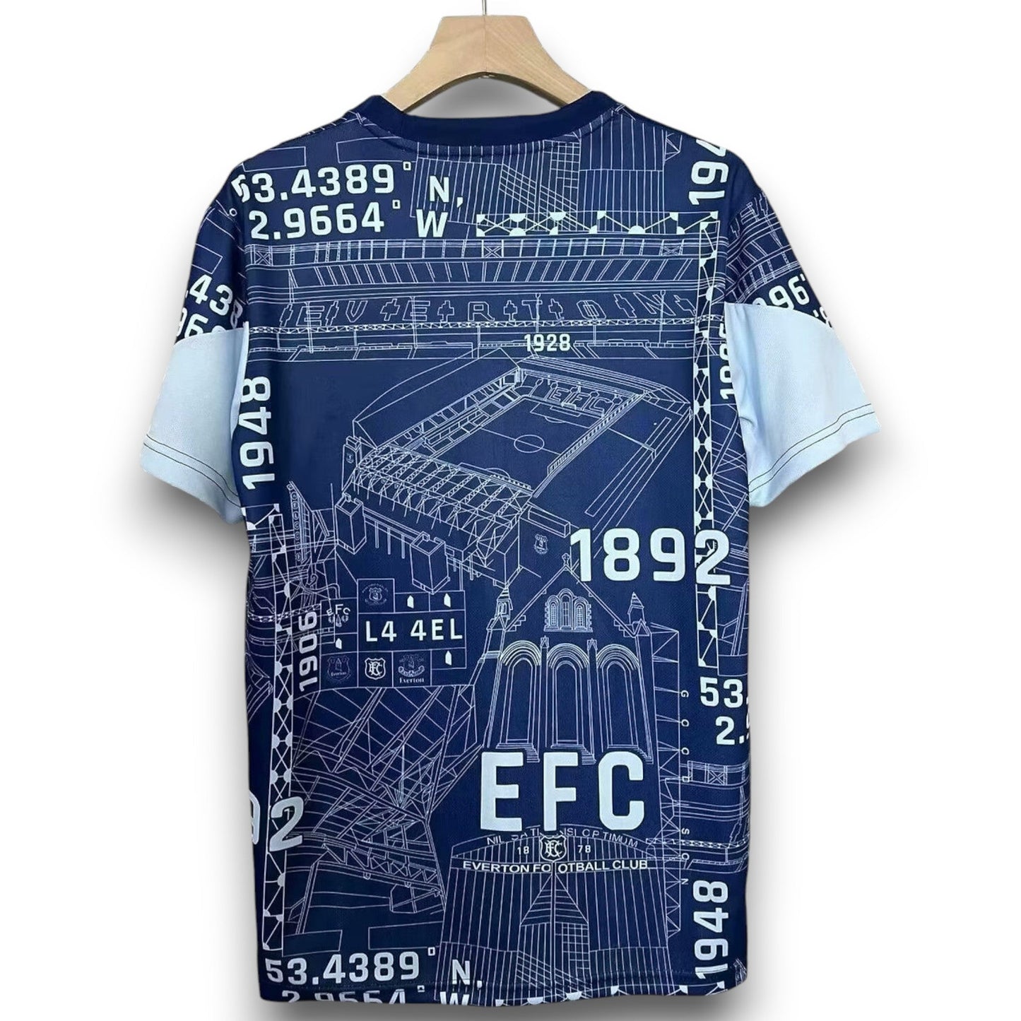 Maillot Everton 2024-2025 Avant-match