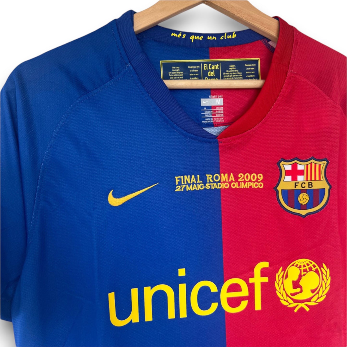 Barcelona 2008-2009 Home UCL Final Jersey