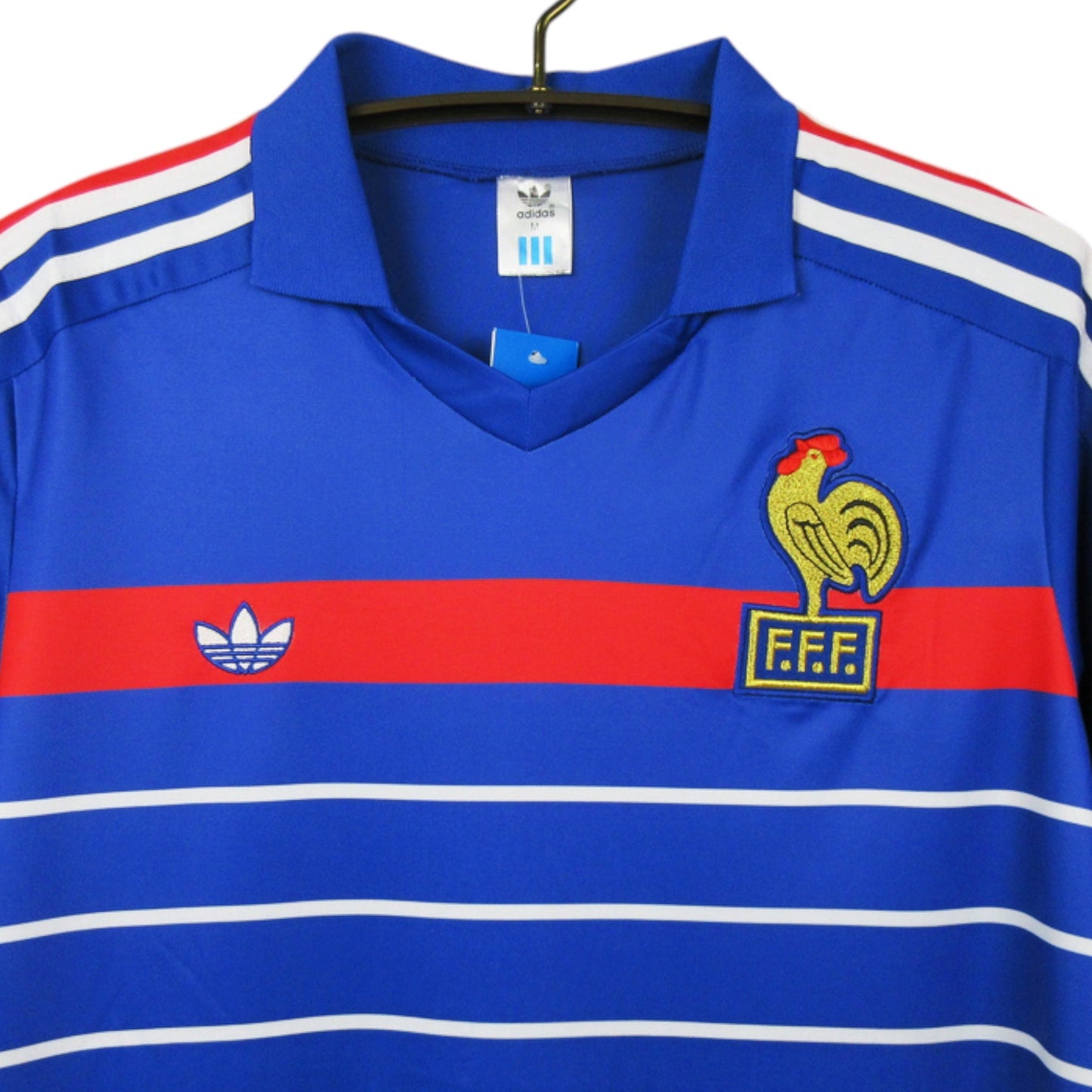 Camiseta Francia 1984 Local Manga Larga