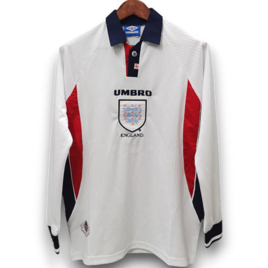 Maillot domicile Angleterre 1998 Manches longues