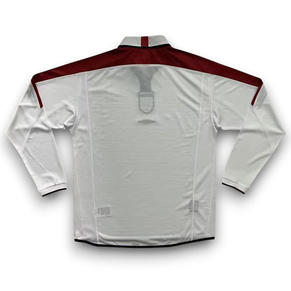 Camiseta Inglaterra 2004 Local Manga Larga