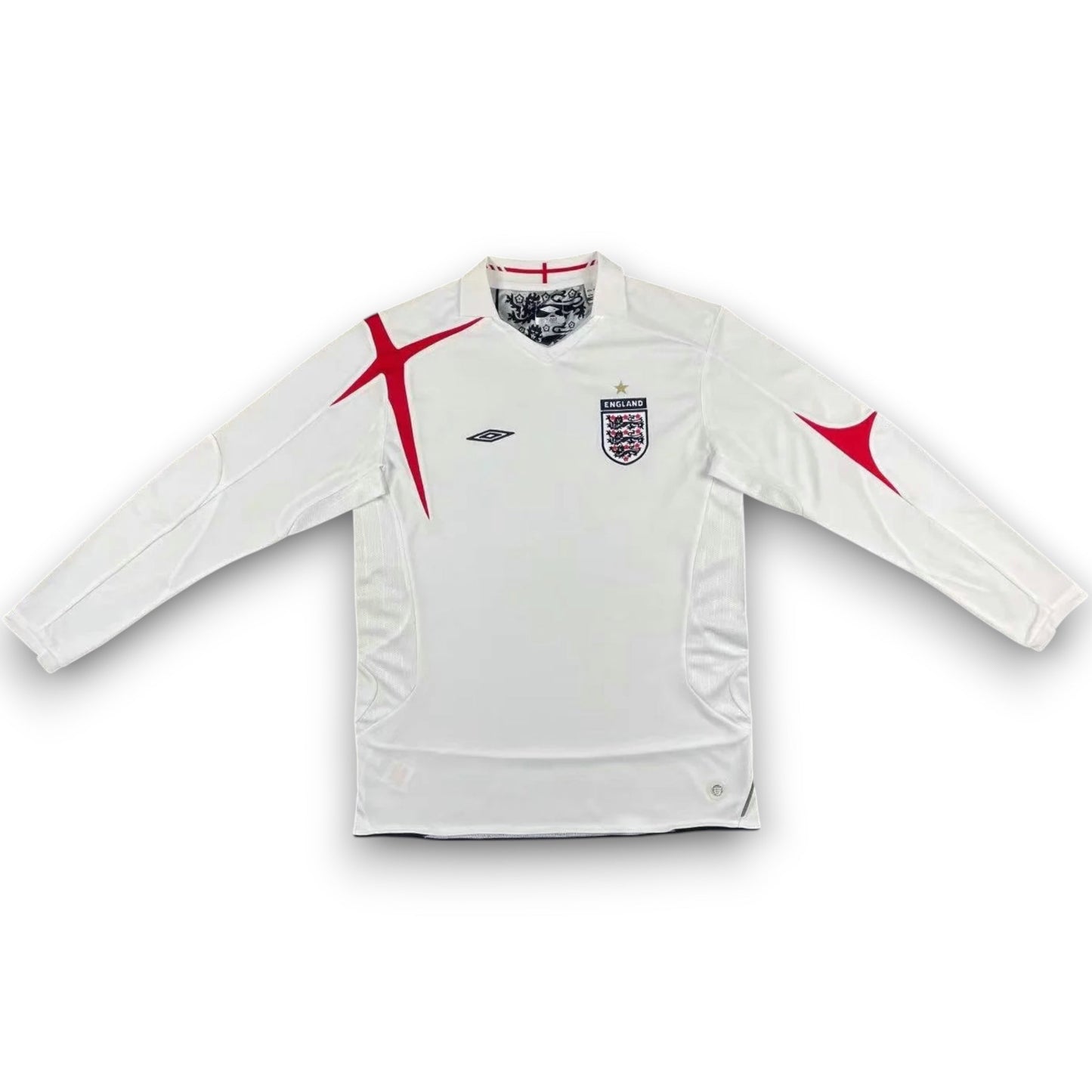 Maillot Angleterre 2006 Domicile Manches Longues