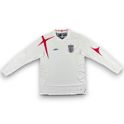 Maillot Angleterre 2006 Domicile Manches Longues