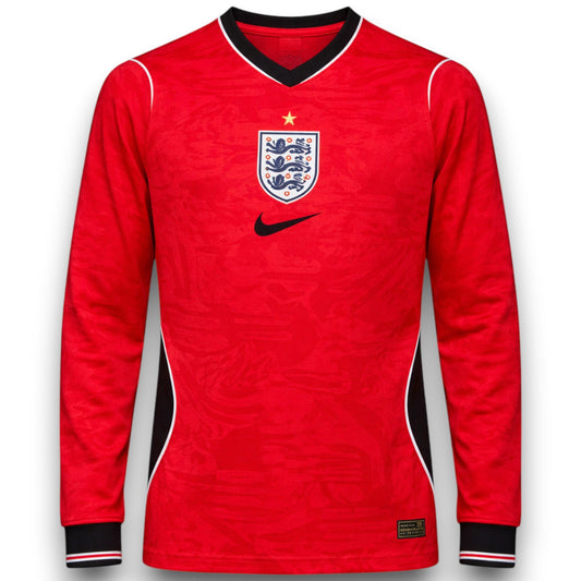 Camiseta Inglaterra 2026-2027 Visitante Manga Larga